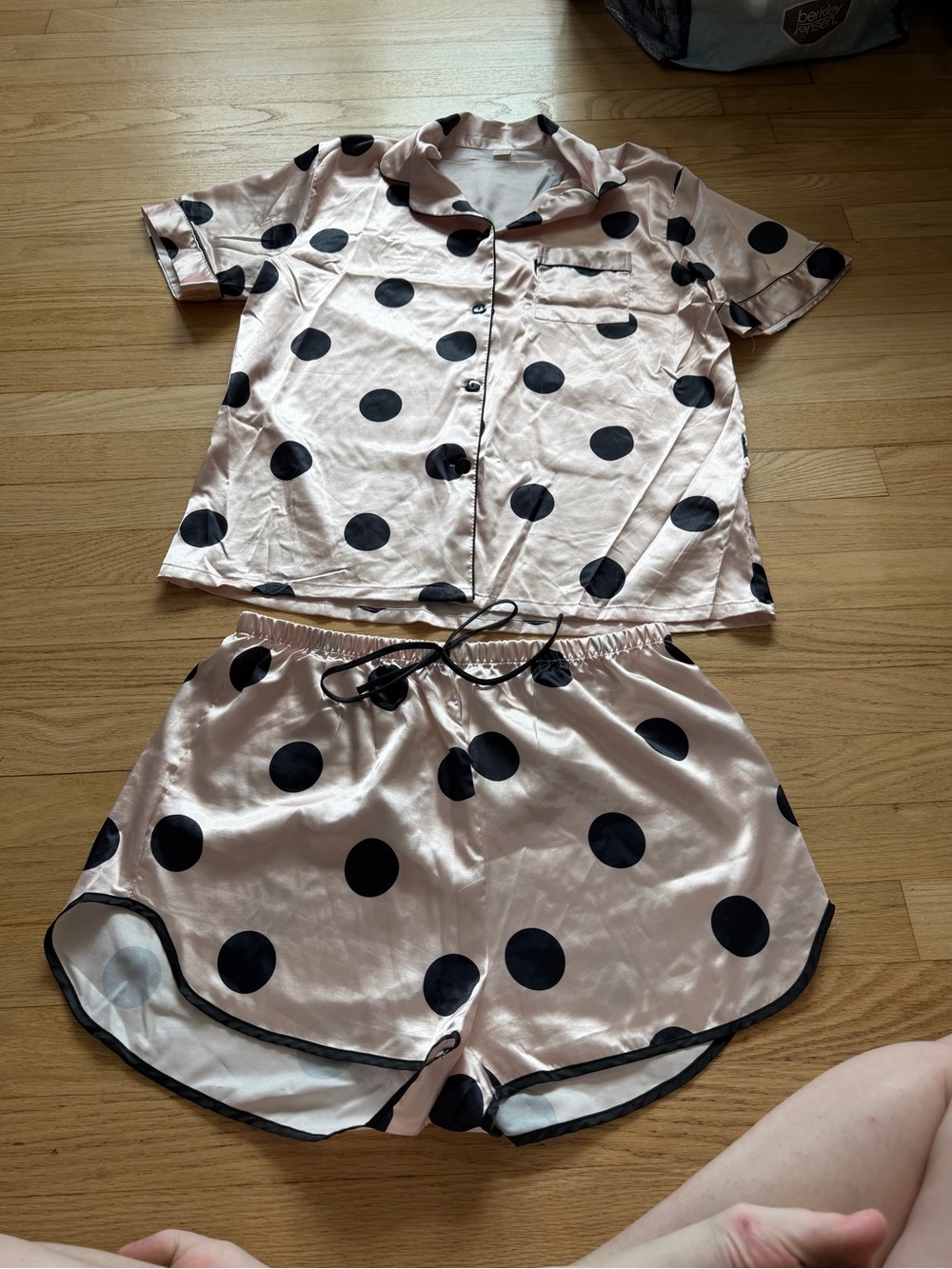 Cheibear Women’s Polka Dot Pajama Set